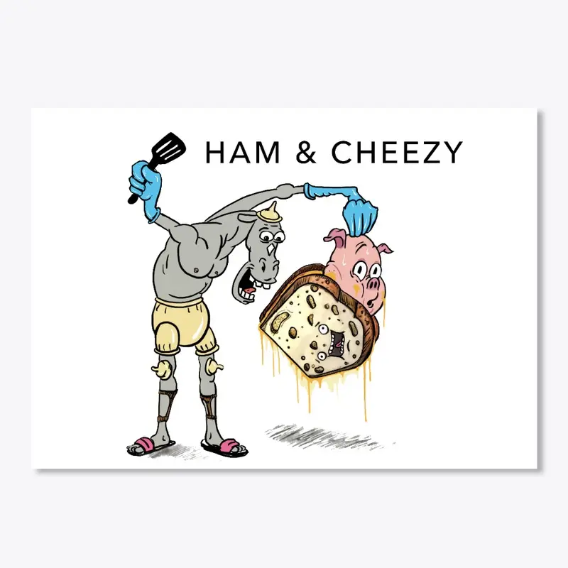 Ham and Cheezy Grilled Cheese Guy